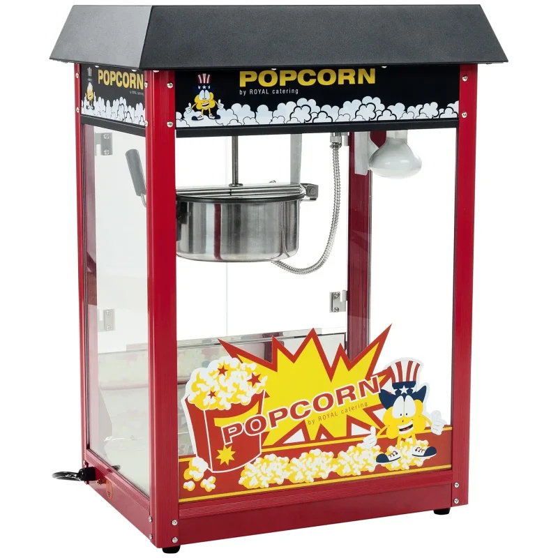 Popcornmaskine 88 L - 1500 W - sort tag - 56 x 42 x 76 cm