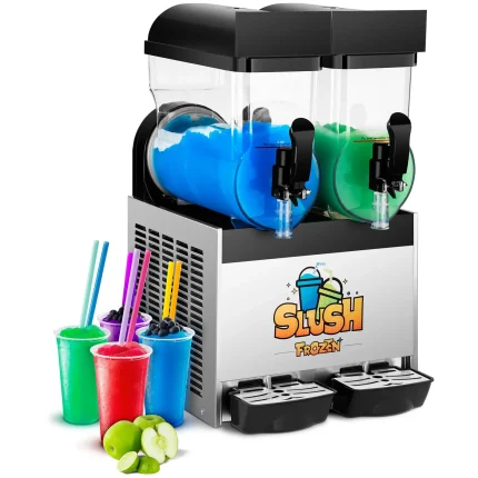 Slush ice maskine 2 x 15 L - 770 W - 53.5 x 43 x 77 cm