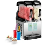 Slush ice maskine 2 x 6 L - 450 W - 44.2 x 40.2 x 72.5 cm - Slushicebutik Slush ice maskine 2 x 6 L - 450 W - 44.2 x 40.2 x 72.5 cm