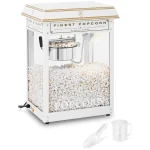 Popcornmaskine 88 L - 1600 W - hvid og guld - 56 x 42 x 76 cm - Slushicebutik Popcornmaskine 88 L - 1600 W - hvid og guld - 56 x 42 x 76 cm