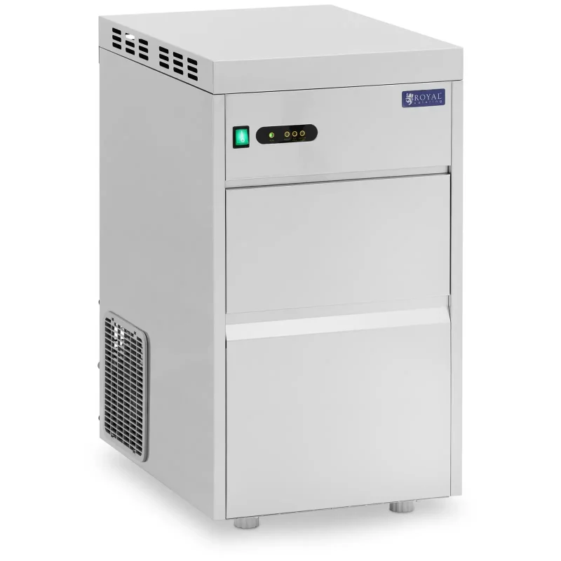 Isterningmaskine 50 kg/24 t - 240 W - 540 x 400 x 710 mm - Slushicebutik Isterningmaskine 50 kg/24 t - 240 W - 540 x 400 x 710 mm