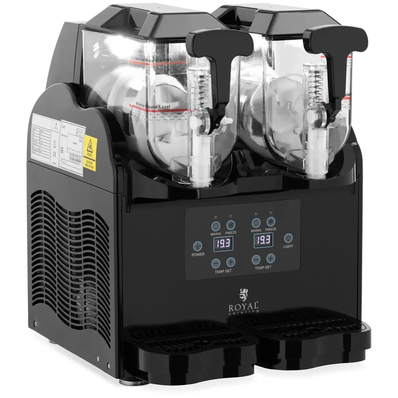 Slush ice maskine 2 x 2 L - Digital - 380 W - 37 x 33 x 43 cm