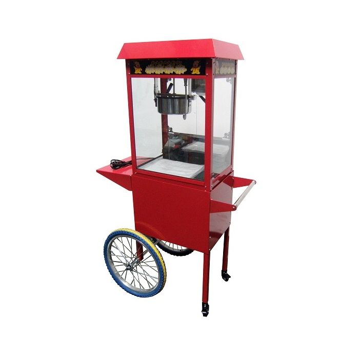 Combisteel Popcornmaskine med vogn og hjul – B560 x D417 x H1560 mm