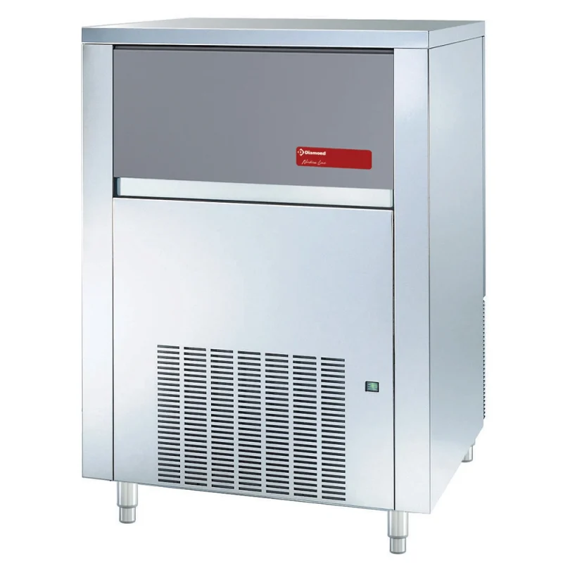 Isterningmaskine 130 kg / 24 t - med opbevaring - ICE130A-R2 - LUFT - Slushicebutik Isterningmaskine 130 kg / 24 t - med opbevaring - ICE130A-R2 - LUFT